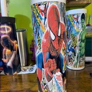 30 oz tumbler , handmade with love, great gift for marvel fan.. for hot/cold